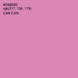 #D988B3 - Can Can Color Image